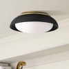 Minka Lavery Minka Boylston 15" Wide Sand Coal and Honey Gold LED Ceiling Light - 2 of 3