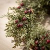 Sullivans Artificial Mini Leaf with Berries Accent Wreath - 2 of 3