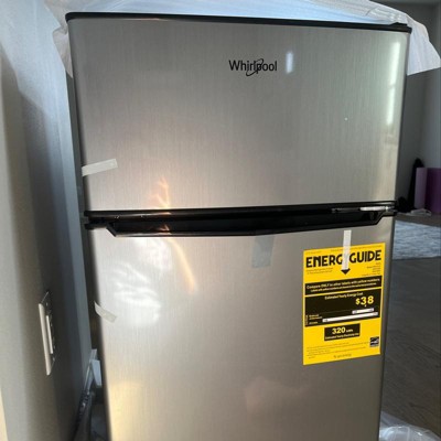 Whirlpool 31 Cu Ft Mini Refrigerator Stainless Steel Wh31s1e Target 