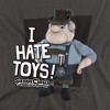 Boys' Santa Claus Is Comin To Town Hate Toys T-Shirt - 2 of 4