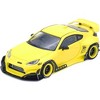 Toyota GR86 "Pandem" RHD (Right Hand Drive) Yellow 1/64 Diecast Model Car by Inno Models - 3 of 4