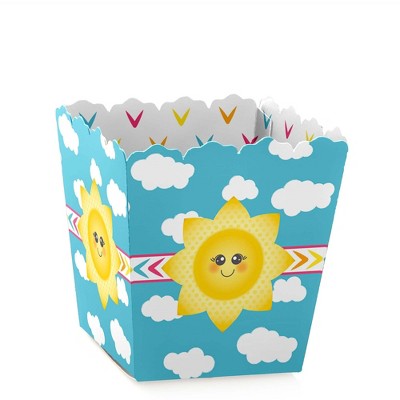Big Dot of Happiness You are My Sunshine - Party Mini Favor Boxes - Baby Shower or Birthday Party Treat Candy Boxes - Set of 12