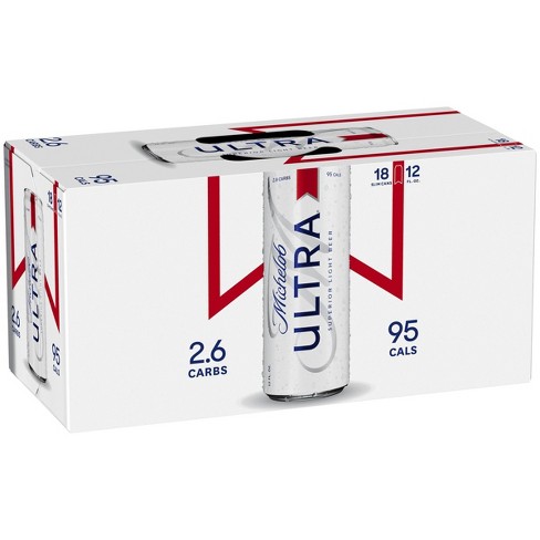 Michelob Ultra Superior Light Beer - 18pk/12 Fl Oz Cans : Target