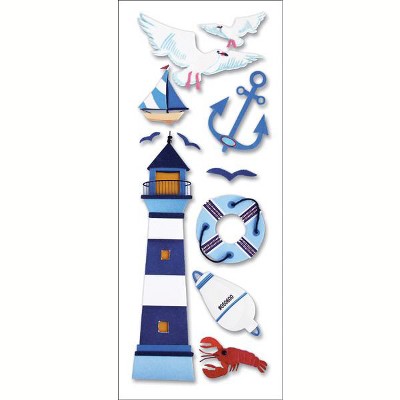 Jolee's Boutique Dimensional Stickers - Lighthouse, 10pcs