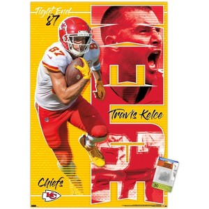 Trends International NFL Kansas City Chiefs - Travis Kelce 22 Unframed Wall Poster Prints - 1 of 4
