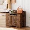 24.8" Toy Chest for Boys Girls, Kids Wood Large Toy Box, Storage Bench with Safety Hinge,Storage Trunk for Entryway, Living Room, Bedroom, Playroom - 3 of 4