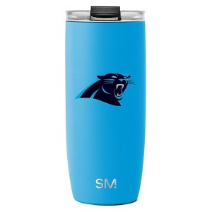 NFL Carolina Panthers Simple Modern Stainless Steel Voyager Travel Mug - 20oz - 1 of 3