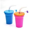 Kicko 5.5'' Neon Sipper Cups - 12 Pack, Multicolored - image 2 of 4