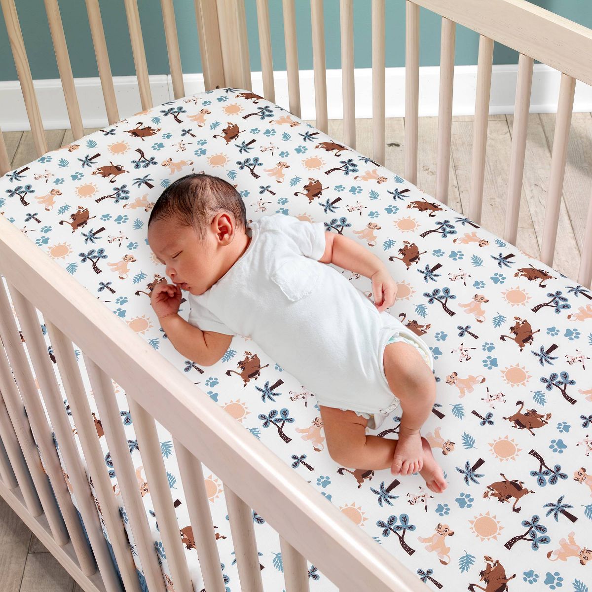 Lambs & Ivy Lion King Adventure Fitted Crib Sheet - thumbnail 2