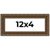PosterPalooza | Panoramic Sculpted Gold Picture Frame - UV Acrylic, Foam Board Backing, Hanging Hardware - 2 of 4