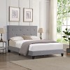 Upholstered Platform Bed Frame ,Wood Slat Support, Easy Assembly - 2 of 4
