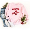 Simply Sage Market Women's Graphic Sweatshirt Bold Merry and Bright - image 2 of 2