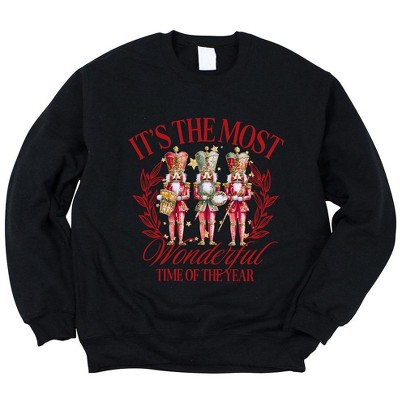 Simply Sage Market Women's Graphic Sweatshirt Nutcracker Wonderful Time