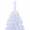 Artificial Christmas Tree White PVC and Steel 82.7 in - 4 of 4