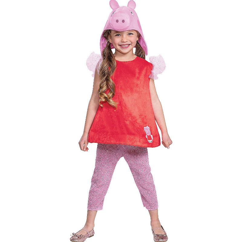 Disguise Toddler Girls' Classic Peppa Pig Costume, 1 of 3