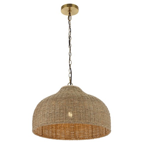 Target rattan store pendant light