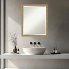 Amanti Art Incline Beveled Wood Framed Bathroom Vanity Wall Mirror - 4 of 4