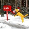 Costway 3.5 FT Lighted Dachshund Climbing Mailbox Pre-Lit Christmas Holiday Decoration - 4 of 4