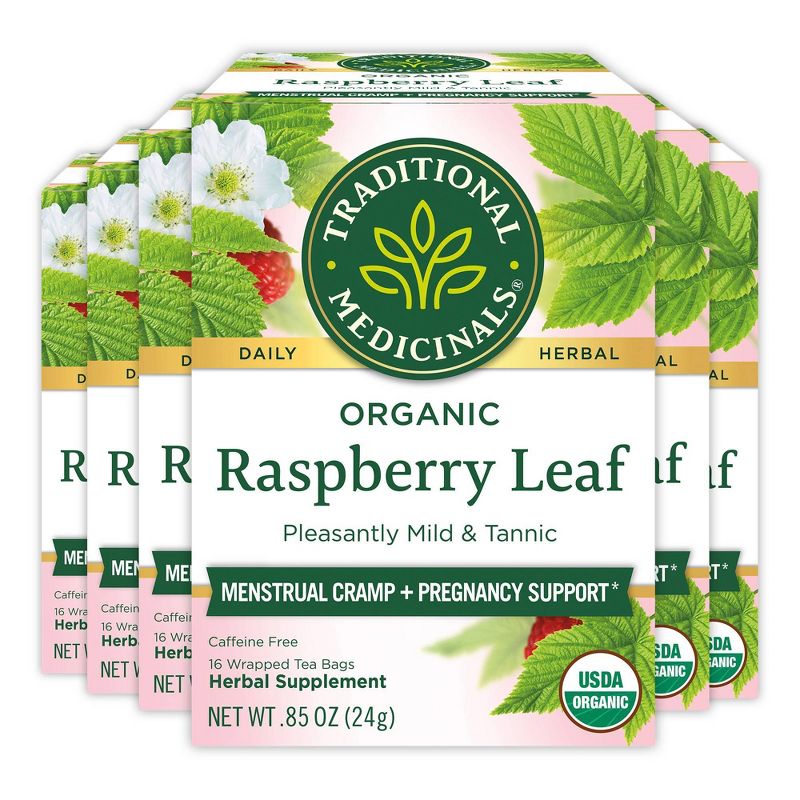 Traditional Medicinals Raspberry Leaf - 16ct, 1 of 6
