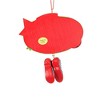 Kurt S. Adler 4.0 Inch Basketball Slam Dunk Ornament Gold Star Shoes Net Tree Ornaments - 2 of 3
