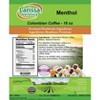 Larissa Veronica Menthol Colombian Coffee (Gourmet, Naturally Flavored, Whole Coffee Beans) (16 oz, ZIN: 554624) - 2 of 4