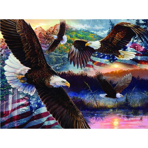 Sunsout Land of Freedom 1000 pc  Fourth of July Jigsaw Puzzle 60530 - image 1 of 4
