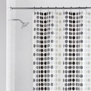 LunaLulinlk Lightweight 70" x 72" PEVA Shower Curtain - 1 of 4