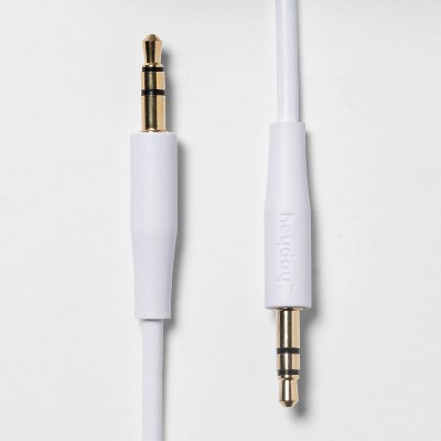 heyday™ Audio Cable 3' Round Cable - White