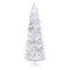 1 Piece 6.5ft Plastic White Christmas Tree – Optical Fiber on Branches, Pointed Top, No Pine Cones - 3 of 4