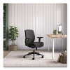 HON Altern Upholstered Low-Back Task Chair, 16.5 to 19.56 Seat Height, Black Seat, Black Back, Black Base - 3 of 4
