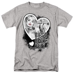 Birds Of Prey Heart Harley Adult T-Shirt - 1 of 4