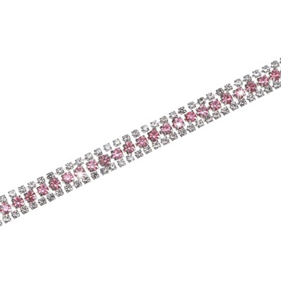 Unique Bargains Durable Rhinestone Chain Multipurpose Use Beaded Trim 1 Pc