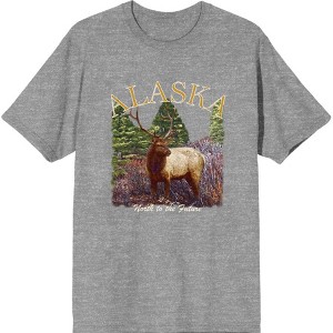 Adventure Society Alaska Crew Neck Short Sleeve Adult T-shirt - 1 of 2