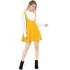 INSPIRE CHIC Women's Button Overalls Pinafore Suspenders Skirt - 4 of 4