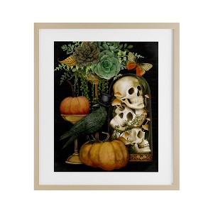 Stupell Industries Dark Academia Motif Framed Print Under Glass - 1 of 4