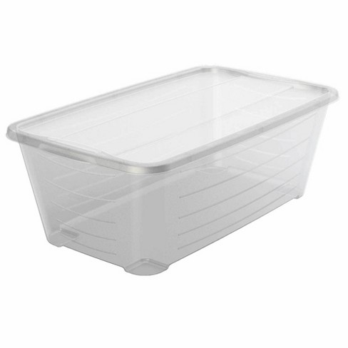 Life Story Clear Stackable Closet & Storage Box 55 Quart Containers (12 Pack)