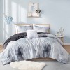 NicBex 4 Piece Polyester Full/Queen Watercolor Tie Dye Printed Bed Set with Throw Pillow,Comfort Sheets Set for Bedroom - 2 of 4