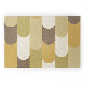 Alisa Galitsyna Retro Geometry II Looped Vinyl Welcome Mat - Society6 - 1 of 4