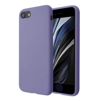 Insten Liquid Silicone Case Soft Touch with Microfiber Lining Cover Compatible with Apple iPhone