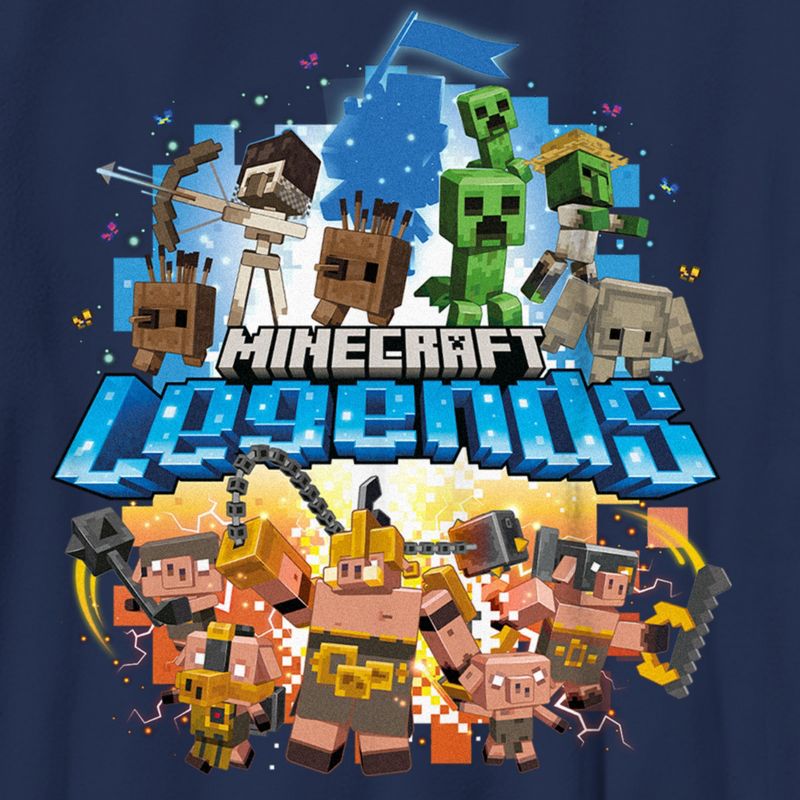 Boy's Minecraft Legends Poster T-Shirt, 2 of 5