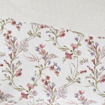 Modern Threads Ariana 2-Piece Reversible Cotton Floral Quilt Set, Twin — фото 4