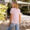Women's Scalloped V-Neck Blouse Shirt -Cupshe - 4 of 4