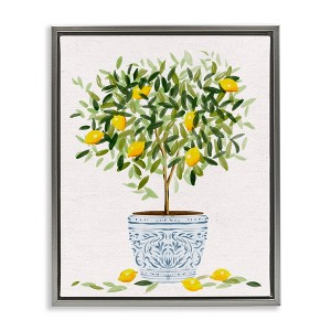 Stupell Industries Lemon Tree Detailed Planter, 17" x 21" - 1 of 4
