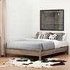 Munich Platform Bed Weathered Oak - South Shore - image 2 of 4