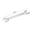 Unique Bargains Metric Chrome Vanadium Steel Durable Finish Open-End Wrench - 2 of 4
