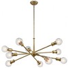Kichler Lighting Armstrong 10 - Light Chandelier in  Natural Brass - 2 of 4