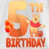 Girl's Winnie the Pooh 5th Birthday Pooh Bear T-Shirt - image 2 of 4