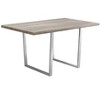 NicBex 60" Rectangular Dining Table with Chrome Metal Legs Modern Contemporary Dining Kitchen Table for Kitchen, Dining Room - 4 of 4
