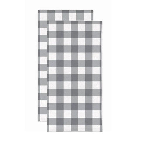 5pk Cotton Assorted Kitchen Towels Gray - Threshold™