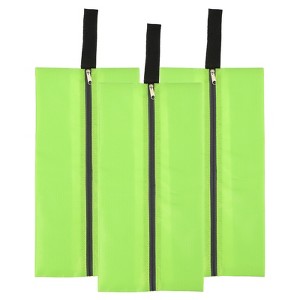 Unique Bargains Waterproof Outdoor Travel Portable Shoes Bag with Zipper 3 Pcs - 1 of 4